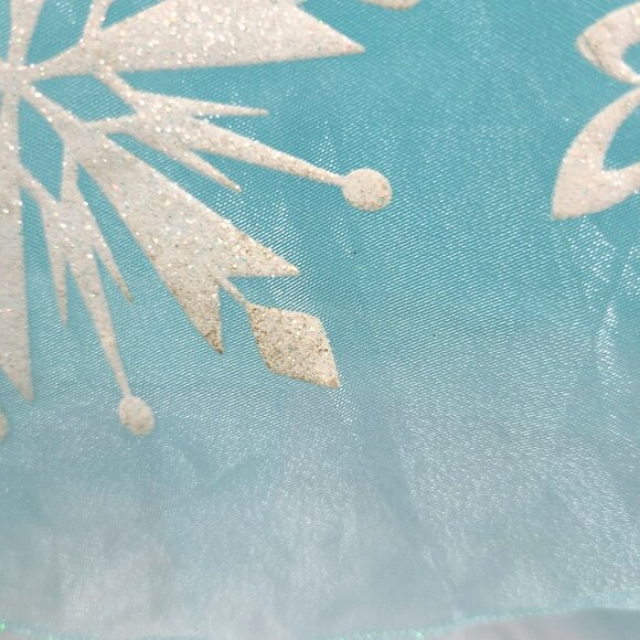 Disney Store Frozen Elsa Dress Costume Blue White Tulle Cape Girls 5/6 Snow Ice - Picture 9 of 13